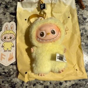 Pin for Love Labubu-  Yellow Letter “F”